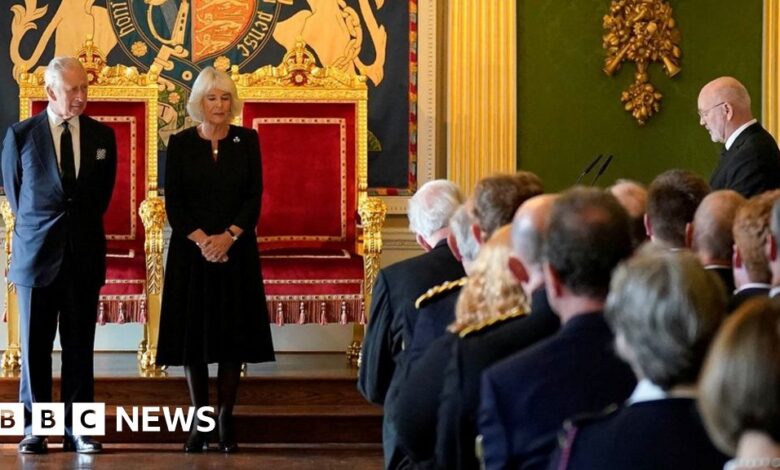 King Charles III says the Queen prayed for Northern Ireland