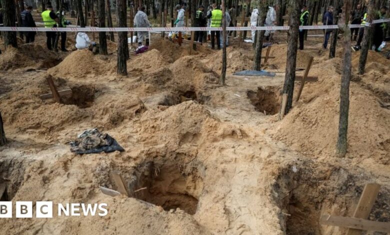 Ukraine War: Grave Sites Remind Court Calls for Russian Murders