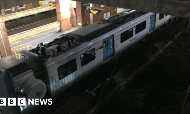 Trains halted after power line was damaged in Stevenage