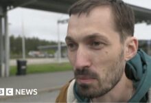 Ukraine war: 'I'm not strong enough to fight,' says man fleeing Russia
