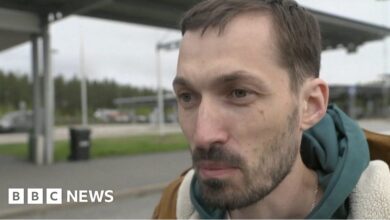 Ukraine war: 'I'm not strong enough to fight,' says man fleeing Russia