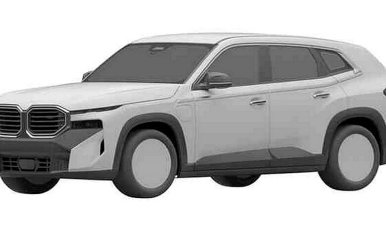 2023 BMW XM leaked in patent application