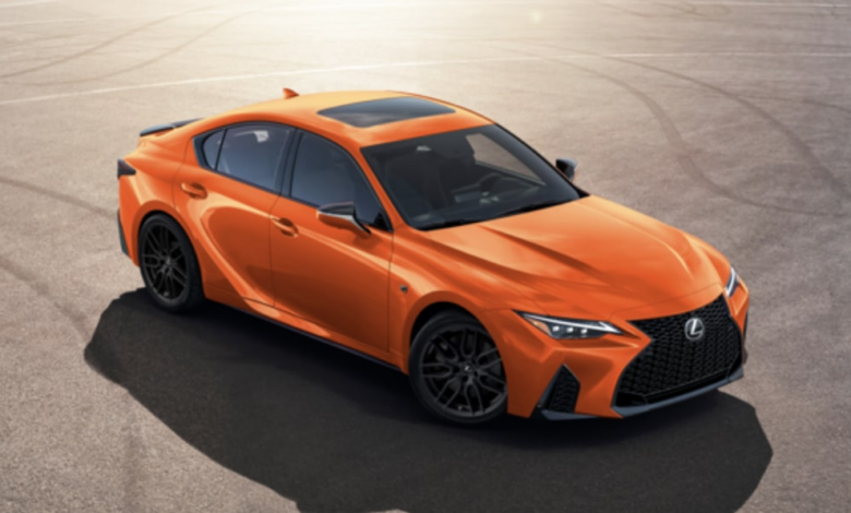 The Lexus IS 2023 package adds fancy looks, paint colors and wheels