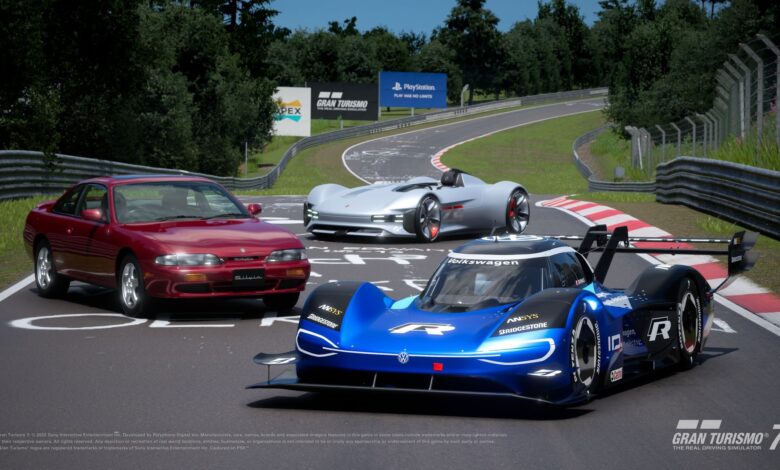 Gran Turismo 7 Update 1.23 headlined by Porsche Vision GT Spyder, Volkswagen ID.R, and Nissan Silvia K’s Type S