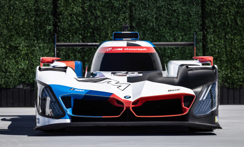 BMW M Hybrid V8 race car hits the track in 2023