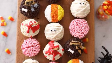 Halloween cupcakes - Easy idea
