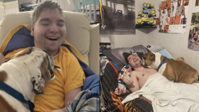 The man with cerebral palsy couldn't eat or sleep until the missing dog returned