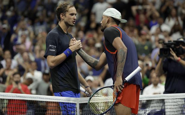 Kyrgios plays like Nadal, Djokovic, Medvedev say after US Open loss