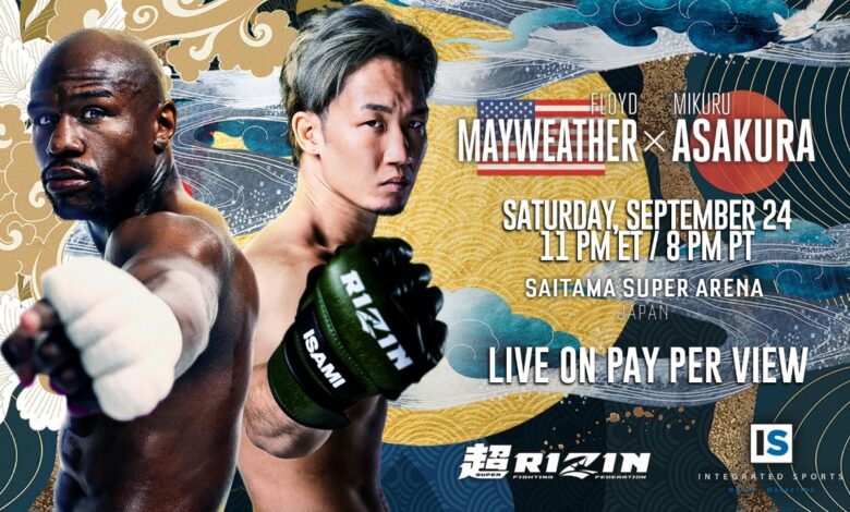 Boxing Show Mayweather vs.  Asakura is about to be shown on PPV
