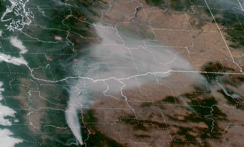 A Huge Cloud of Smoke Invades Eastern Washington, No More Heatwaves in the Northwest, and Meteorological Fall is Here