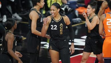 Las Vegas Aces beat Connecticut Sun 85-71, leading 2-0 in WNBA Finals