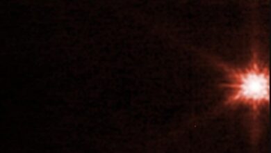 Majestic!  James Webb Telescope, Hubble Telescope captures NASA's asteroid strike