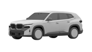 BMW XM SUV revealed in patent image in Japan