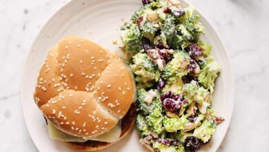 Easy Broccoli Salad - A Beautiful Message