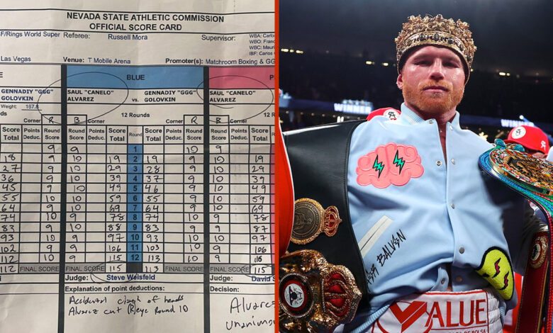 No one can believe Canelo-GGG's 'absurd' scorecards
