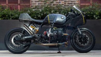 Sekhmet: A BMW cafe boxer racer with an 80s vibe