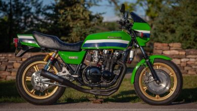 Mean Green Machine: VSB's Kawasaki KZ1000R S1 clone