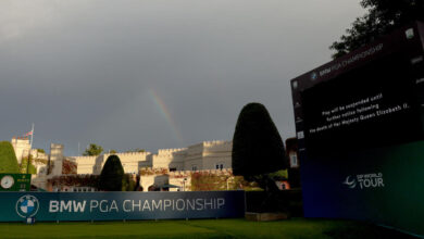 The 2022 BMW PGA Championship will resume on Saturday after Queen Elizabeth II's death, shortened to 54 holes