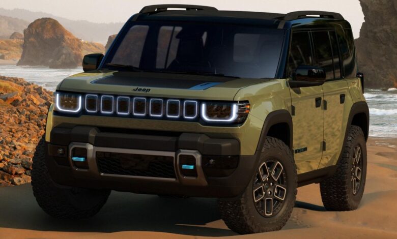 Jeep introduces three EVs by the end of 2024