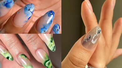 32 chic marble nail designs to take to the salon