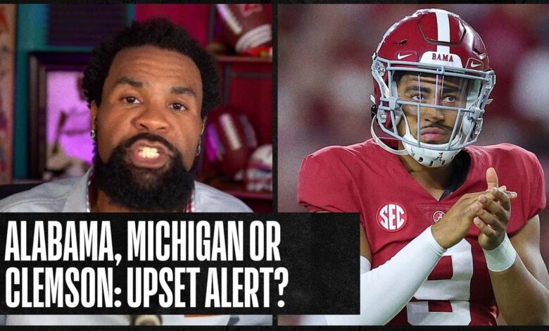 Alabama, Michigan, or Clemson: Who is most likely to get upset in Week 5?