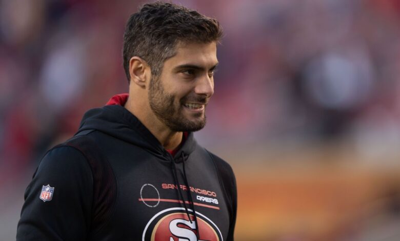 Jimmy Garoppolo says staying in San Francisco 49ers 'wasn't really on my mind' until recently