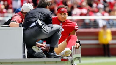 San Francisco 49ers' Trey Lance needs season-end surgery for broken ankle in Seattle Seahawks