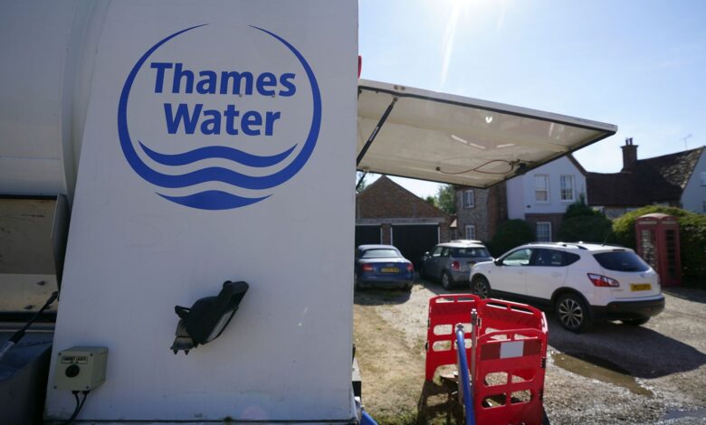 Thames Water considers adding weeks of funding after tapping investors for £1.5 billion |  Business newsletter