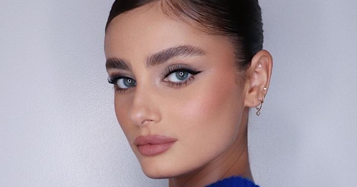 Taylor Hill Wore This Nude Lipstick From Rare Beauty