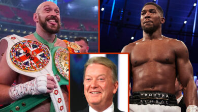 Frank Warren opposes Anthony Joshua 'accepting' all terms for furious battle
