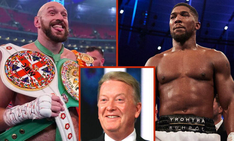 Frank Warren opposes Anthony Joshua 'accepting' all terms for furious battle
