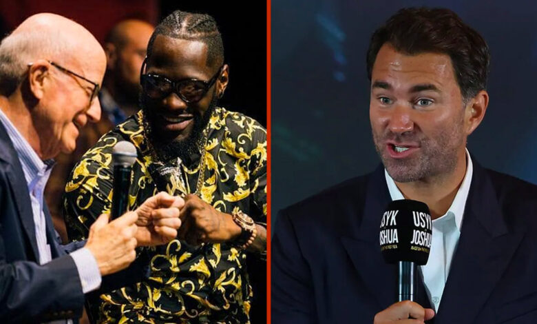 Wilder's manager sensitively acknowledges Hearn's offer to "dodge"