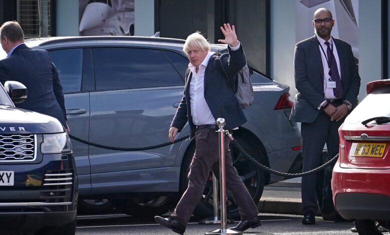 Boris Johnson battles to win support for new prime minister bid