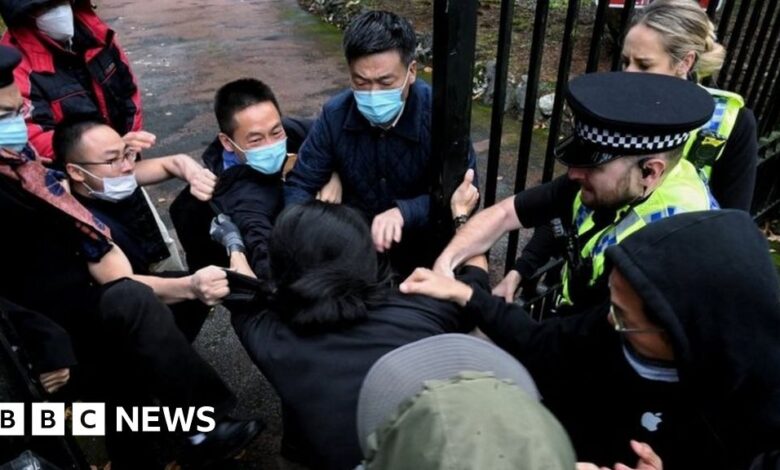 British MP says Chinese diplomat took part in protesters' attack