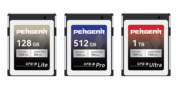 Pergear introduces new class B CFexpress card