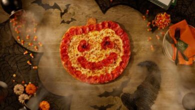 Where to buy Pizza Jack-o'-Lantern This Halloween |  FN Dish - Behind the scenes, Food Trends and Best Recipes: Food Network