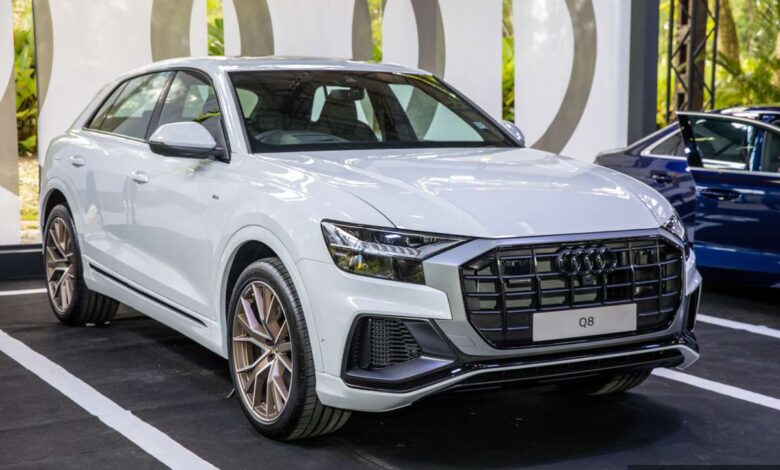 2022 Audi Q8 S series 3.0 TFSI quattro - live image of the updated SUV in M'sia;  ACC, 21-inch wheels;  fr RM867k