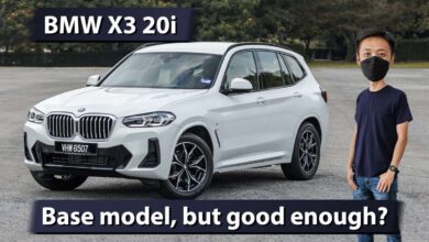 BMW X3 sDrive20i facelift 2022 review - is the base model RM297k good enough, or is it too slow or kosong?