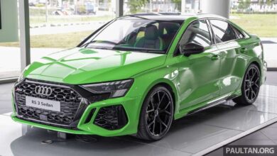 Audi RS3 Sedan 2023 in Malaysia - 2.5L turbo, 400 PS, 500 Nm, 0-100 km/h in 3.8 seconds, price from RM650,000 to RM750,000