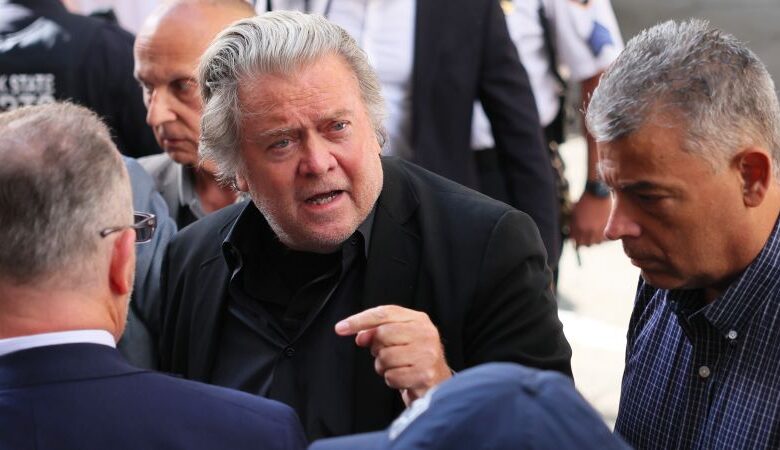 Live Update: Steve Bannon sentenced to four months in prison