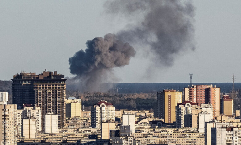 Ukraine Live Updates: Russian Missiles Target Kyiv and Other Cities