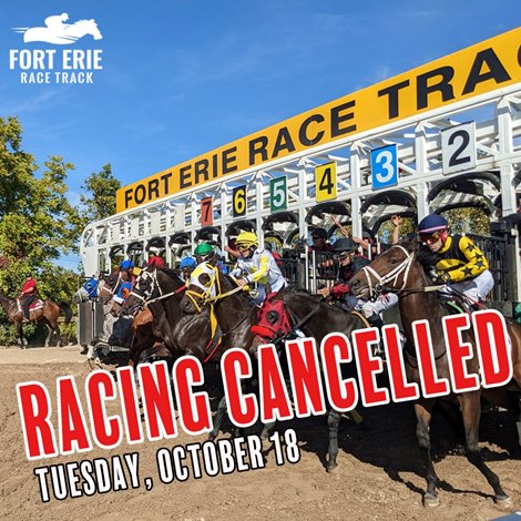 Fort Erie race pass canceled October 18