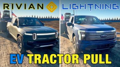 Edmunds puts Ford Lightning and Rivian R1T on a tractor truck