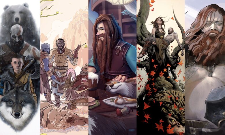 God of War Ragnarök Animated Family Portraits highlight 5 key relationships