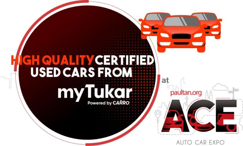 ACE 2022 next weekend, 5-6 November: RM1,000 voucher when you trade in or buy a used car from myTukar!