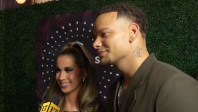 Kane Brown and his wife Katelyn Jae enjoy their 4th wedding anniversary at Artist of the Year 2022 CMT (Exclusive)