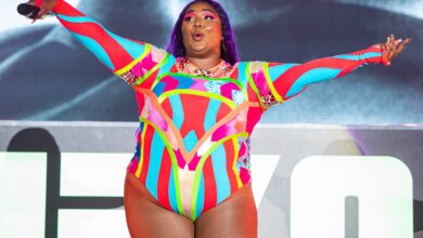 Lizzo claps back as fans ask what if someone wears a "fat suit" after she dresses up as Chrisean Rock