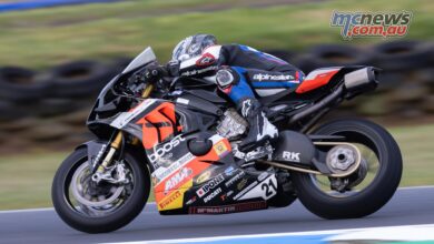 Josh Waters with Boost Mobile Racing for the last two rounds of ASBK
