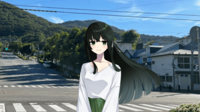 Our Hometown in the Alley is a visual novel using Google Maps