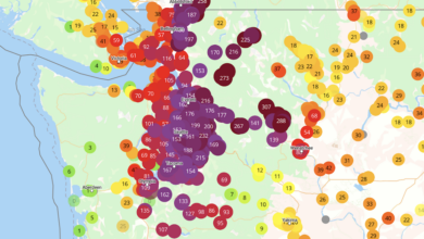 How bad could the air quality in Western Washington be as the wildfires hit third?